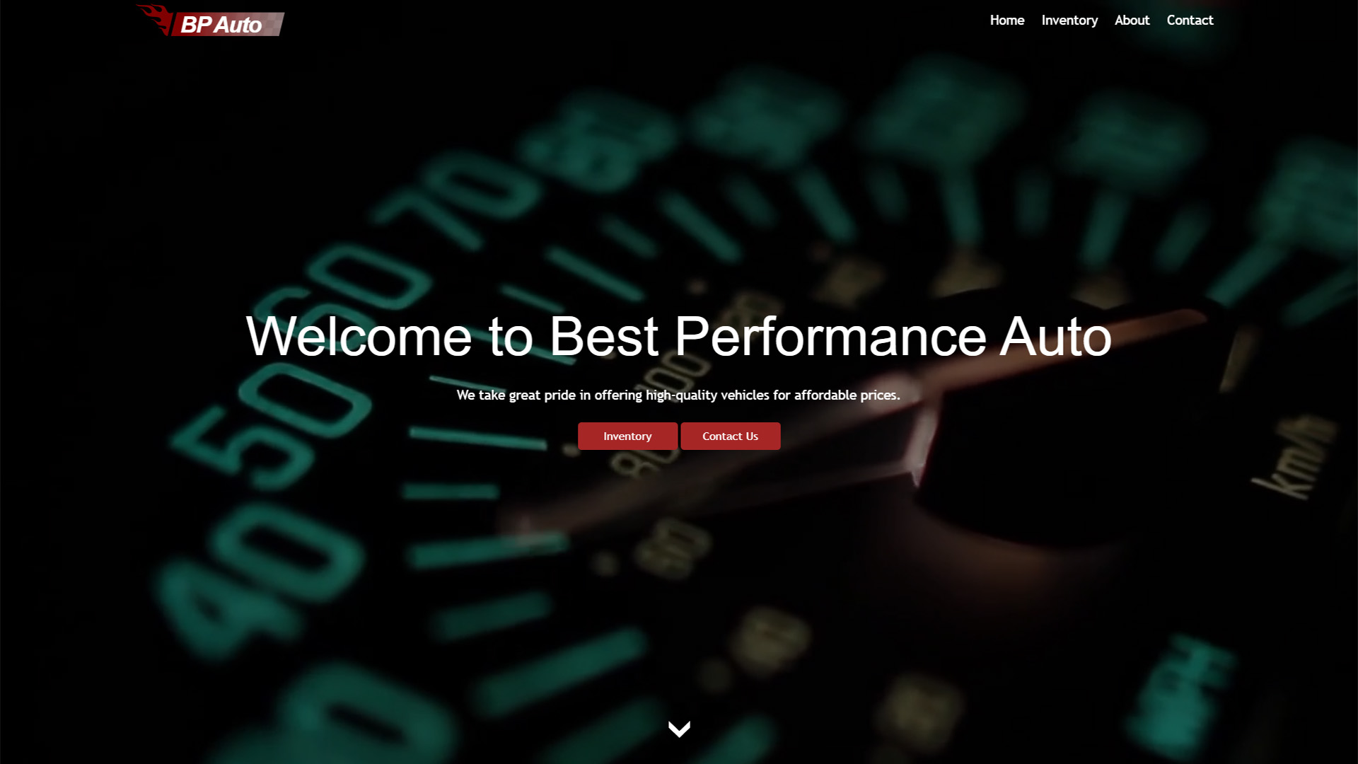 Screenshot of the homepage for Web Design Team 2023